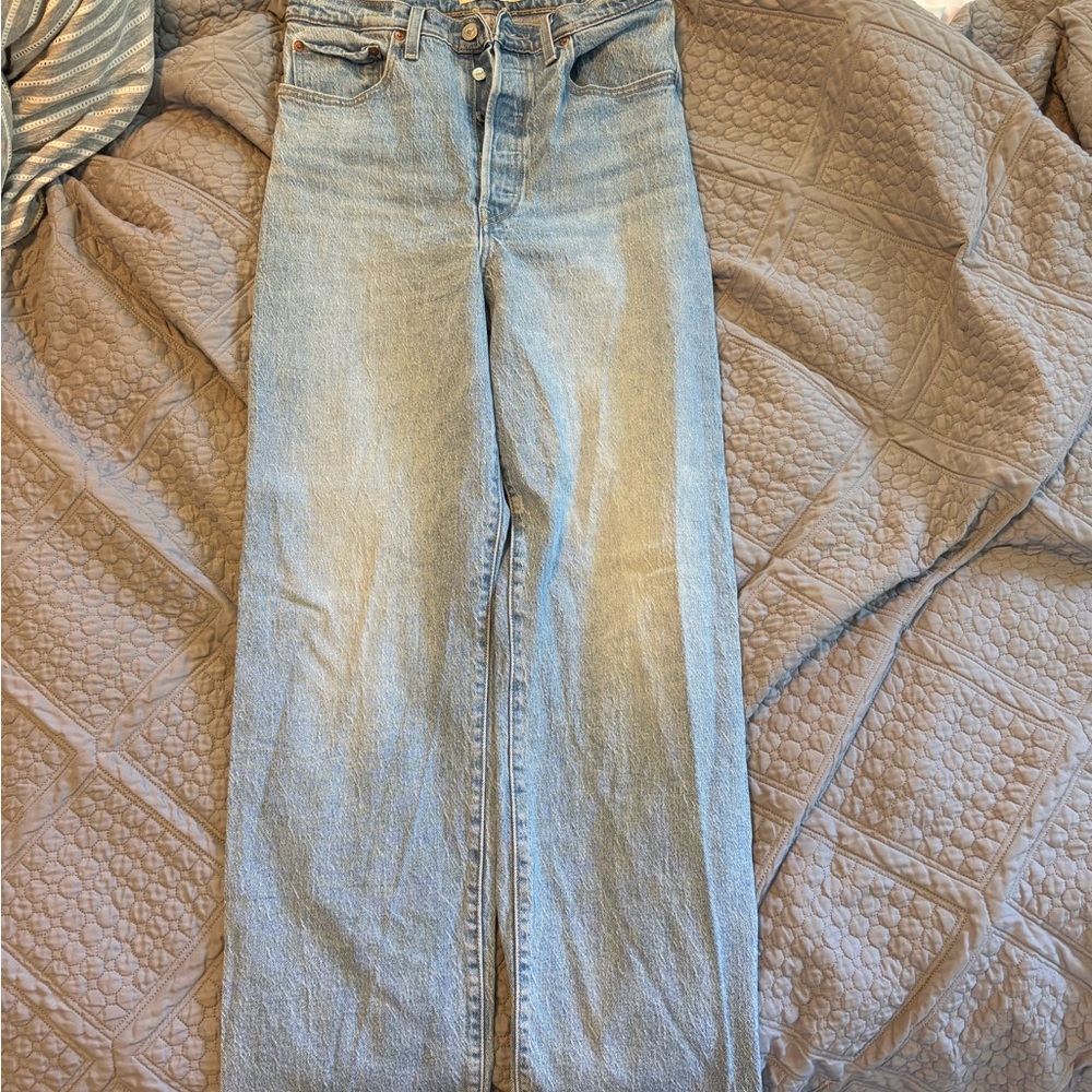 Levi's Light Blue Straight Leg Jeans